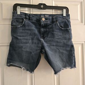 Wonder Nation Girls Size 10 Husky Straight Jean Cut Off Shorts Adjustable Waist